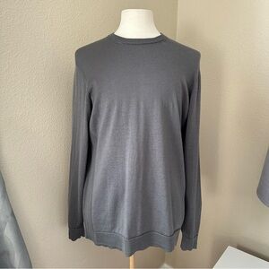 Icebreaker Merino Wool Blend Crew Neck Grey Sweater Size XL